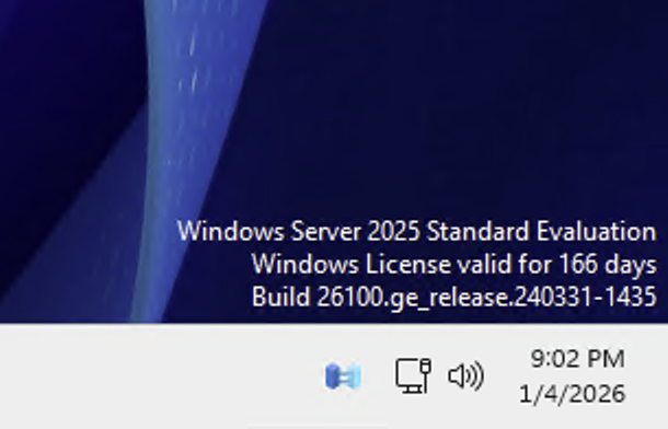 Windows Server 2025 Setup